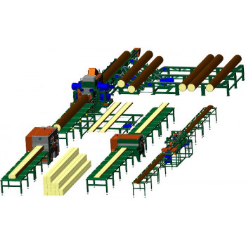 Купить Лесопильная линия для распиловки среднего леса , в Красноярске, от производителя Энерготех. тел.+7 (391) 274-54-55